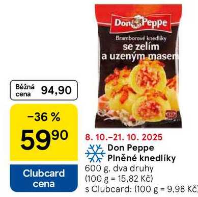 Don Peppe Plněné knedlíky, 600 g