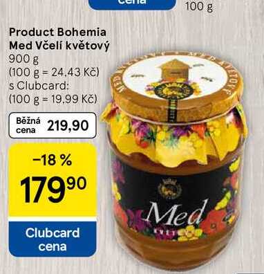 Product Bohemia Med Včelí květový, 900 g  