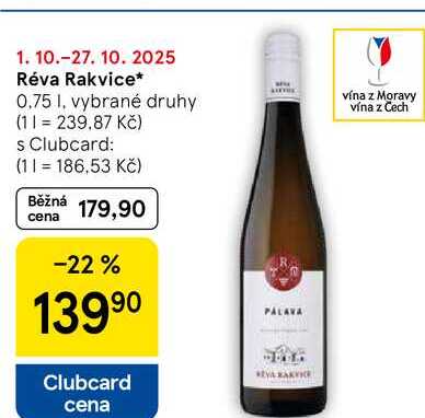 Réva Rakvice, 0.75 l