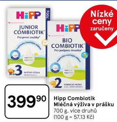 Hipp Combiotik Mléčná výživa v prášku, 700 g, více druhů  