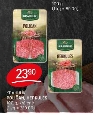 POLIČAN, HERKULES 100 g, krájené 