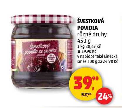 ŠVESTKOVÁ POVIDLA, 450 g 