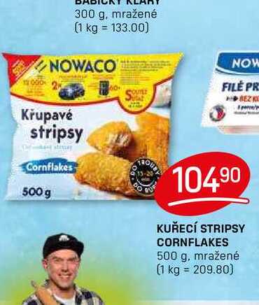 KUŘECÍ STRIPSY CORNFLAKES 500 g, mražené 