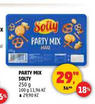 PARTY MIX SOLTY, 250 g