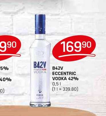 B42V ECCENTRIC VODKA 42% 0,5l