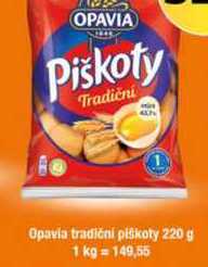 Opavia tradični piškoty 220 g