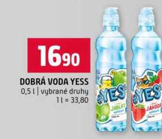 DOBRÁ VODA YESS 0,5 l