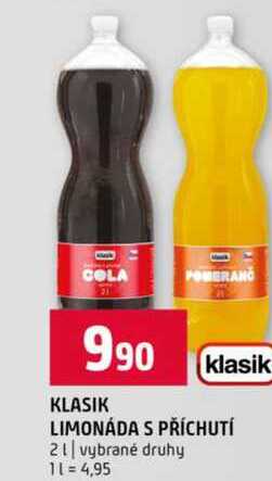 KLASIK LIMONÁDA S PŘÍCHUTÍ 2 l