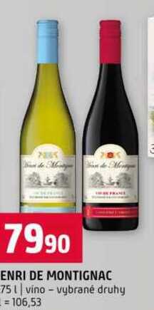 ENRI DE MONTIGNAC 0,75 l