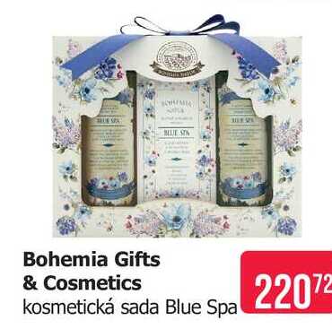 Bohemia Gifts & Cosmetics kosmetická sada Blue Spa 