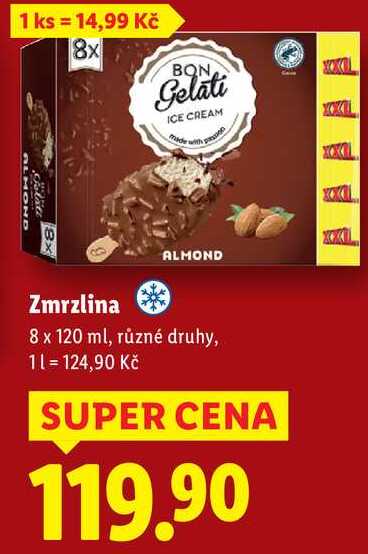 Zmrzlina, 8x 120 ml