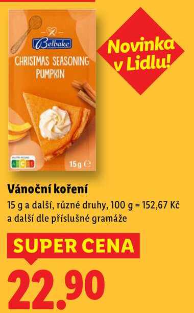 Vánoční koření, 15 g a další