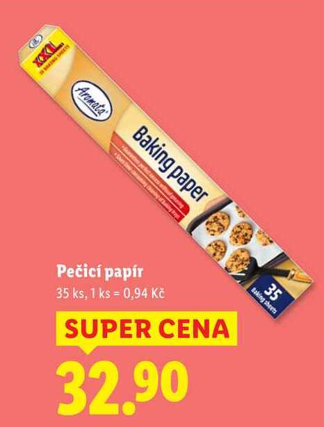 Pečicí papír, 35 ks