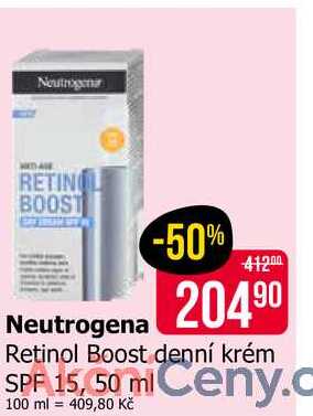 Neutrogena Retinol Boost denní krém SPF 15, 50 ml 
