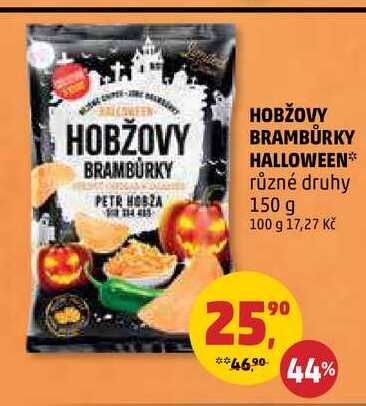 HOBŽOVY BRAMBŮRKY HALLOWEEN, 150 g 