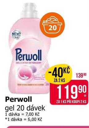 Perwoll gel 20 dávek 
