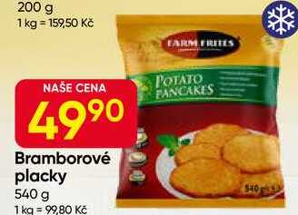 Bramborové placky 540 g 