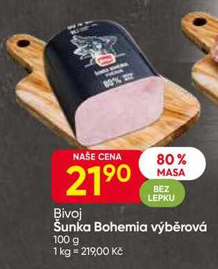 Šunka Bohemia výběrová 100 g 