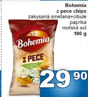 Bohemia z pece chips 100g