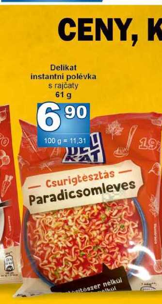 Delikat instantní polévka s rajčaty 61 g 