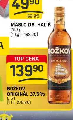 BOŽKOV ORIGINÁL 37,5% 0,5l