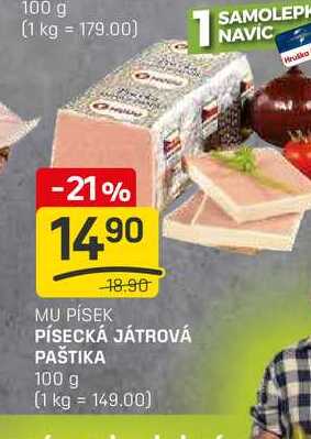 PÍSECKÁ JÁTROVÁ PAŠTIKA 100 g