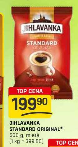 JIHLAVANKA STANDARD ORIGINAL 500 g, mletá