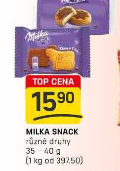 MILKA SNACK různé druhy 35-40 g