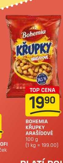 BOHEMIA KRUPKY ARAŠÍDOVÉ 100 g 