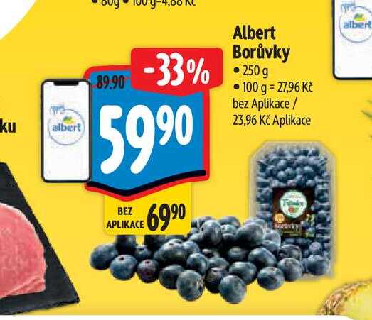   Albert Borůvky 250 g  