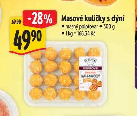 Masové kuličky s dýní 300 g