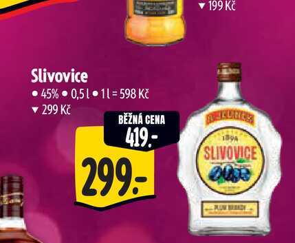 Slivovice 45% 0,5 l