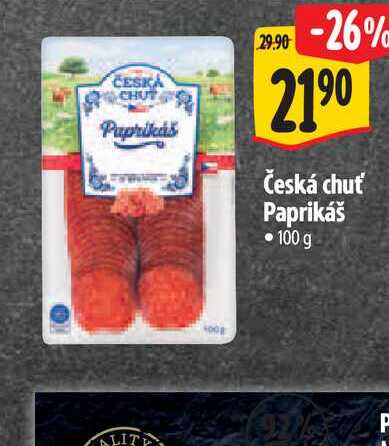   Česká chuť Paprikáš 100 g 