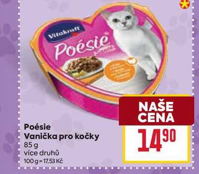 Poésie Vanička pro kočky 85 g