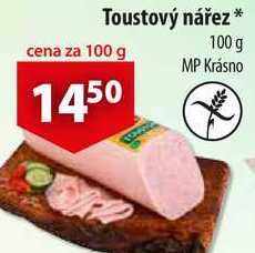 Toustový nářez, 100 g 