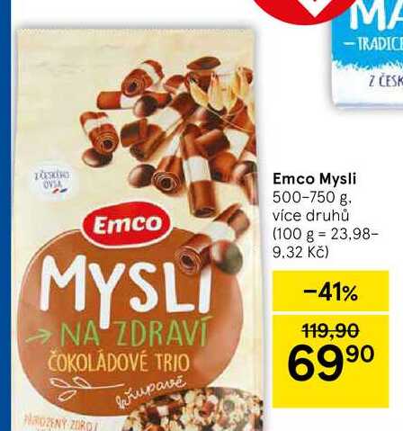 Emco Mysli, 500-750 g, více druhů  