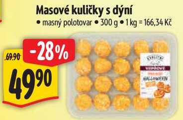 Masové kuličky s dýní, 300 g