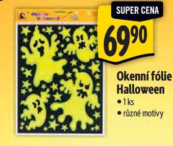 Okenní fólie Halloween 