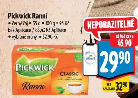 Pickwick Ranní 35 g