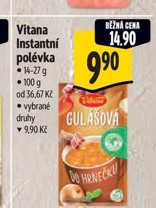 Vitana Instantní polévka 14-27 g 