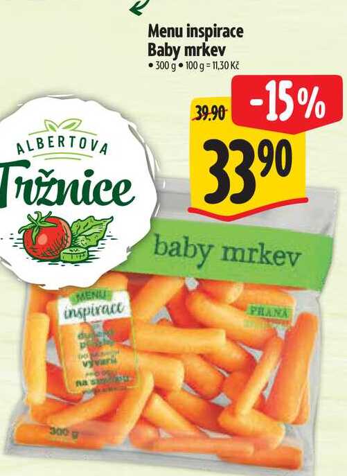  Menu inspirace Baby mrkev 300 g 