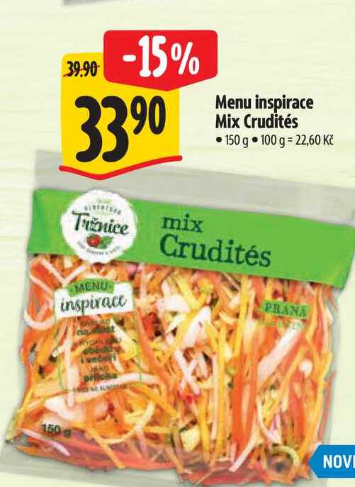 Menu inspirace Mix Crudités 150 g