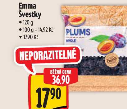 Emma Švestky 120 g  
