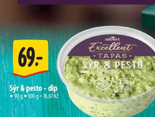 Sýr & pesto - dip  90 g 