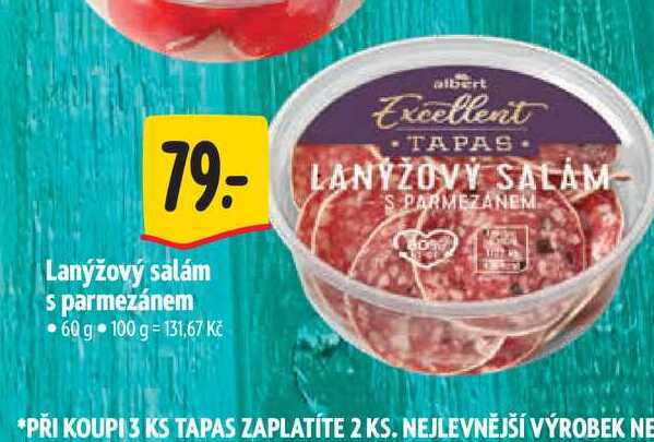 Lanýžový salám s parmezánem 60 g 