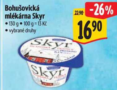 Bohušovická mlékárna Skyr, 130 g 
