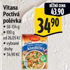 Vitana Poctivá polévka, 58-134 g