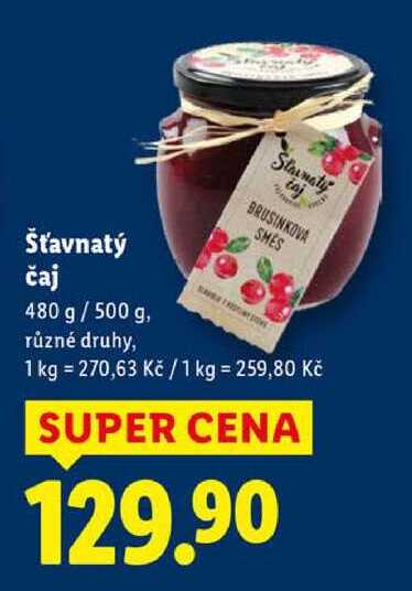 Šťavnatý čaj, 480 g/500 g
