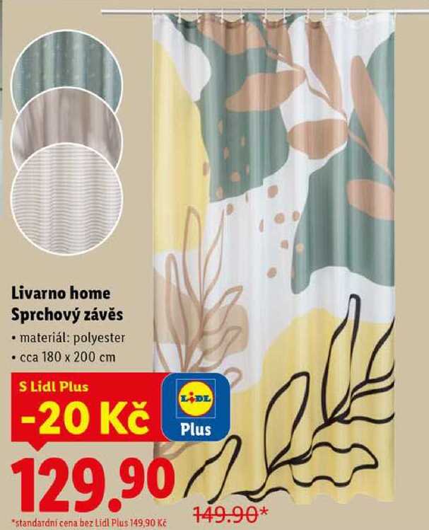Livarno home Sprchový závěs 