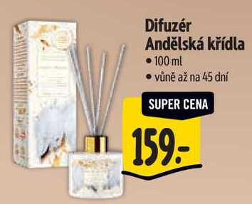 Difuzér Andělská křídla, 100 ml